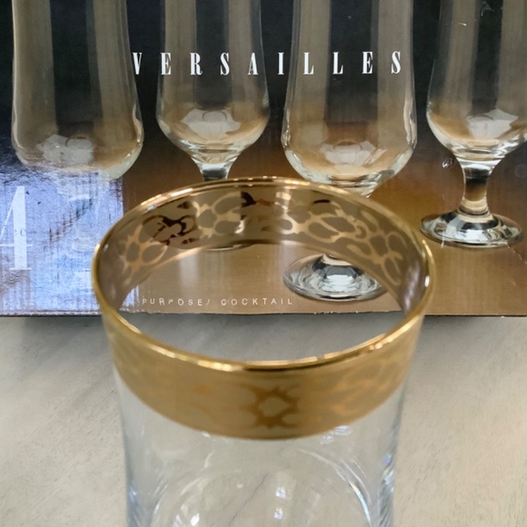Circleware Versailles 4 Pc Glass Goblet Set - Picture 3 of 8